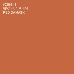 #C56841 - Red Damask Color Image